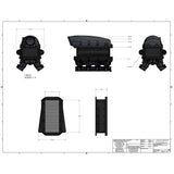 FAST LSXHR Intake Manifold Intercooler - 148000