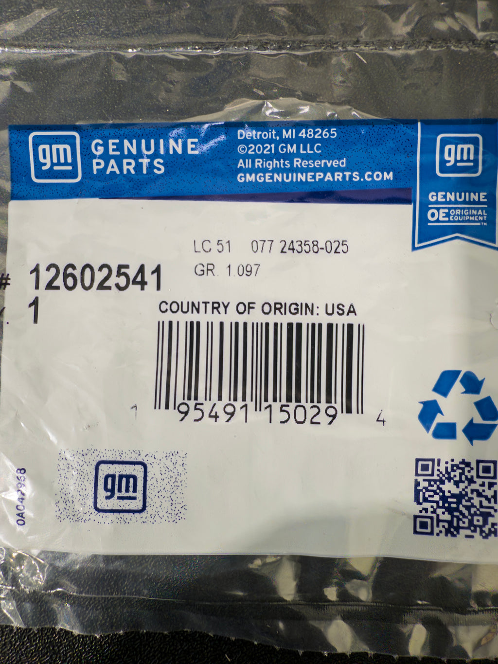 LS Coolant Air Bleed O-Ring