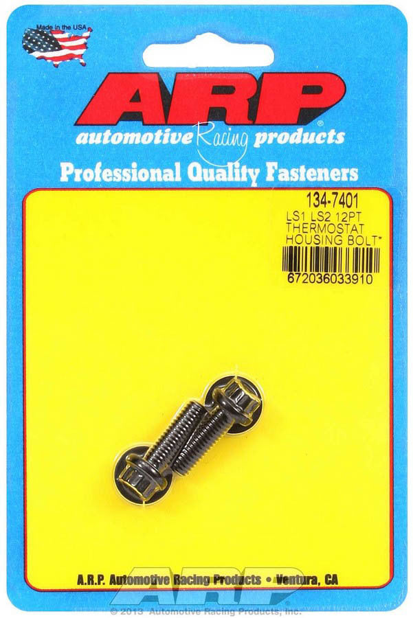 ARP LS Thermostat Housing Bolts, Chromoly - 134-7401