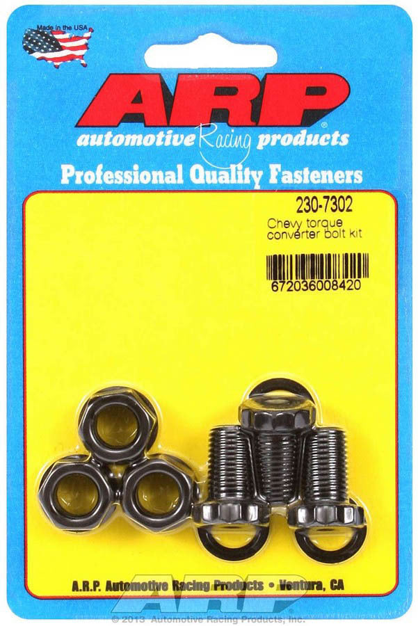 ARP GM Torque Converter Bolts 7/16" Thread, 0.725" Long, Chromoly, Suits TH350 / TH400 - 230-7302