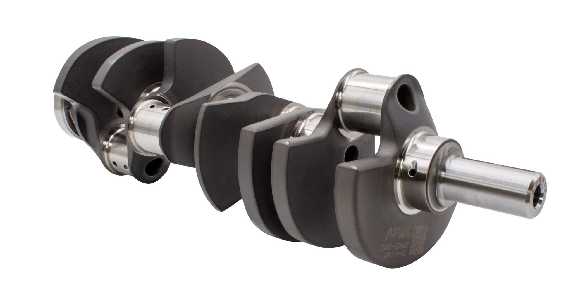 Callies LS Apex Series Crankshaft,  3.625-4.250in Stroke, Internal Balance, 58X Reluctor, Forged, Steel, 1-Piece Seal - APO-31V-AS