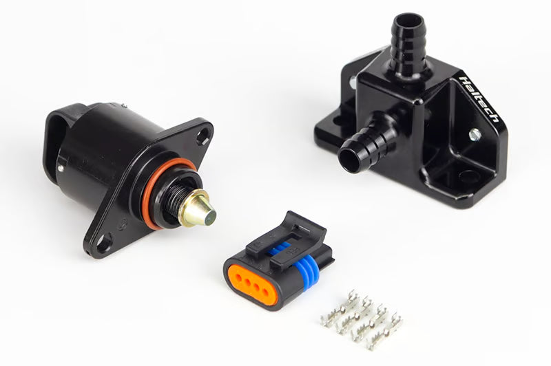 Haltech Idle Air Control Kit - Billet 2 Port Housing With 2 Screw Style Motor - HT-020305