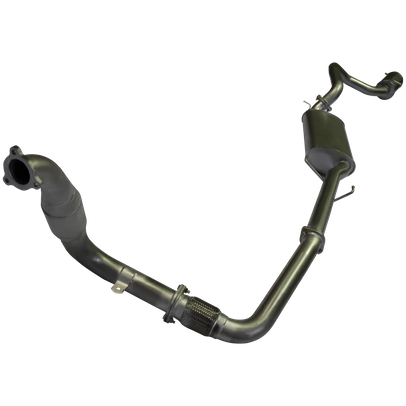 Mitsubishi Pajero NS, NT, NW & NX 3.2L Manual and Automatic Wagon 2006-2016 Aluminised Steel Cat Back Exhaust System - Medium Sound Levels (No DPF)