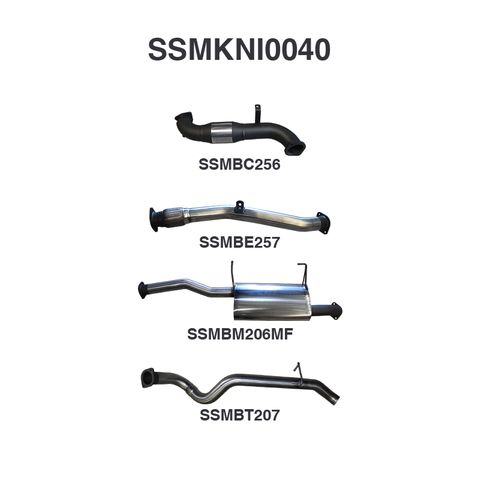 Nissan Patrol GU 3.0L Turbo Diesel Wagon Stainless Steel Cat-Back Exhaust System (April 2000 - December 2006) Quiet Noise Levels