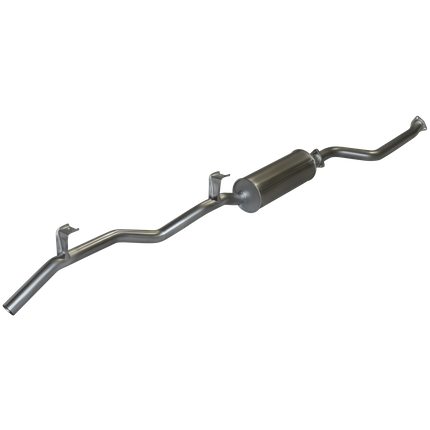 Toyota Landcruiser HJ75 4.0L 2H Diesel & Ute Aluminised Steel Single Extractors Back Exhaust - Quiet Noise Levels for 75, 78 Series & Troop Carrier