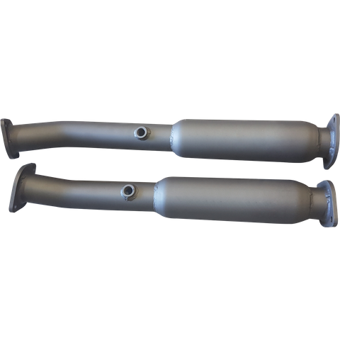 Patrol Y62 5.6L V8 2.5in Dual Cat-Back Exhaust System with Hot Dogs