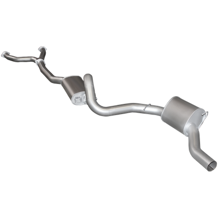 Ford Falcon EB, ED, EF & EL 5.0L V8 Live Axle Sedan Aluminised Steel 3in Single Cat Back Exhaust System - Low Noise Levels