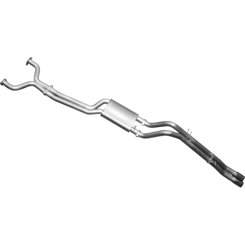 Ford Falcon BA, BF 5.4L V8 RTV Ute Aluminised Steel 2.5in Single Cat Back Exhaust - Reduced Noise Levels