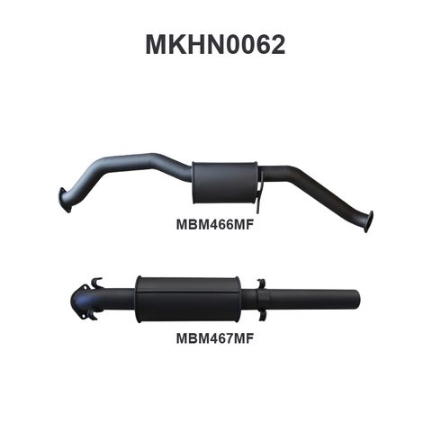 Holden Commodore VP/VR/VS 5.0L V8 Aluminised Steel 3in Single Cat Back Exhaust System with Independent Rear Suspension for Quiet Noise Levels