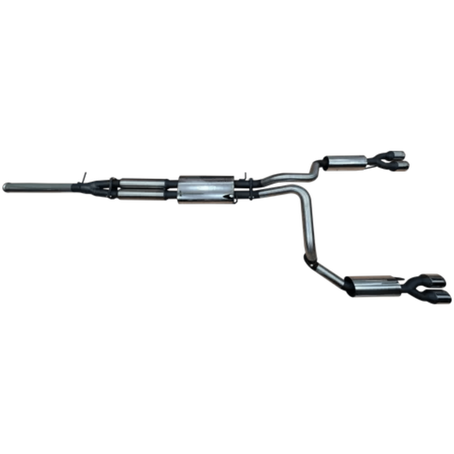 Chevrolet Silverado 1500 6.2L V8 RHD Ute Stainless Steel 3in Dual Cat Back Exhaust System - Medium Noise Levels